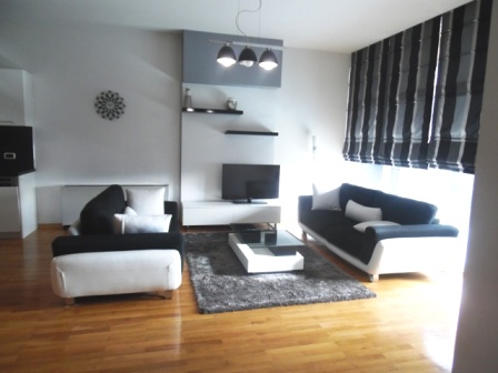 Three bedroom apartment for rent in Bllok area in Tirana , Albania  (TRR-117-44a)