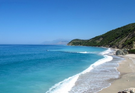 Land for sale in Lukova beach , part of Himara District in Albania (HRS-517-1a)