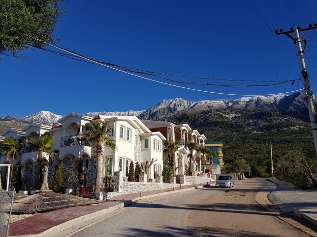 Luxury hotel for sale on the beautiful coast of Drymades in Dhermi, Albania  (DHS-1217-1a)