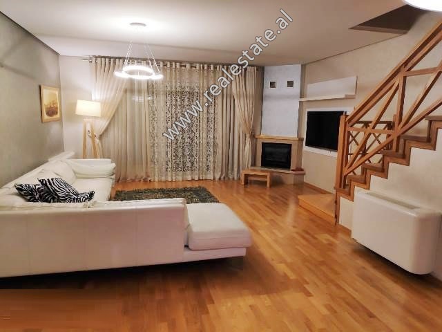 Duplex apartment for rent in Kodra e Diellit Residence in Tirana, Albania (TRR-419-2L)