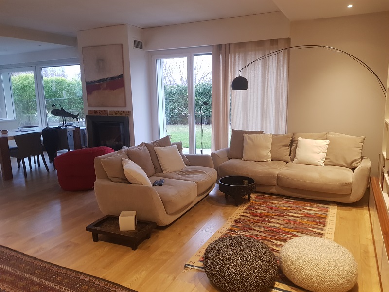 Three bedroom apartment with yard for rent in Lunder area in Tirana , Albania