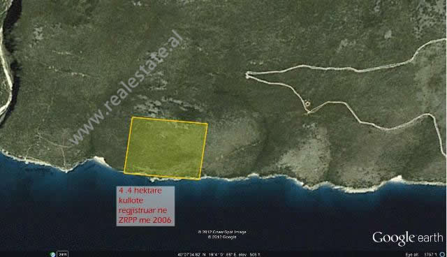  Land for sale on the coast of Gjipe (HRS-819-1S)