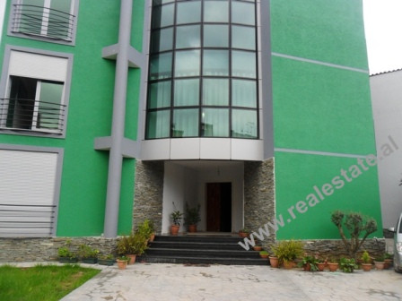 Three storey villa for rent in Tirana. At the entrance of the villa, you will find the green courtya