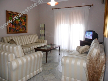 Two bedroom apartment for rent in Tirana.
The apartment is situated on the 9th floor of a new build