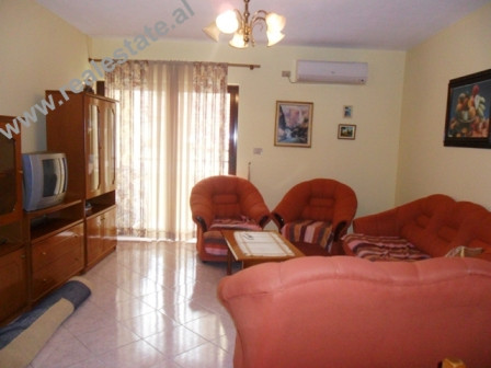 Two bedroom apartment for rent near the Artificial Lake of Tirana.
It is situated on the 3rd floor 