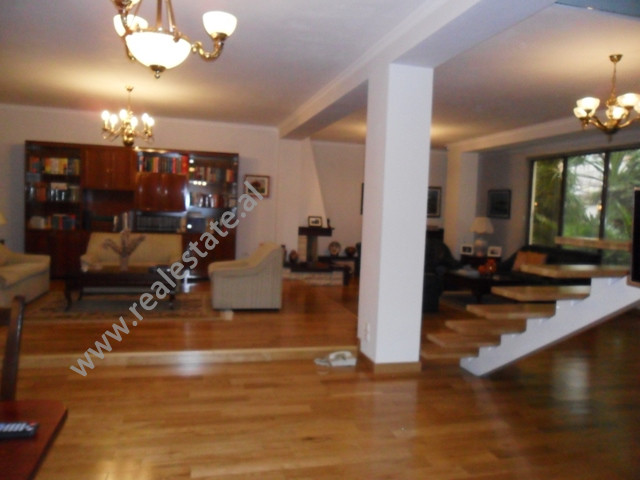 Duplex apartment for rent in Ali Visha Street in Tirana, very close to the main streets in Tirana.
