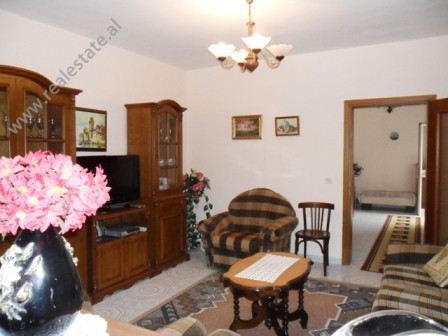 Two bedroom apartment for rent in Tirana.
The apartment is located in a quiet area of the city, nea
