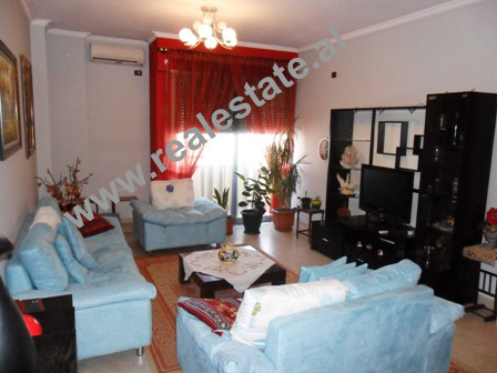 Two bedroom apartment for rent in Hoxha Tahsim Street in Tirana.
The apartment is situated on the 6