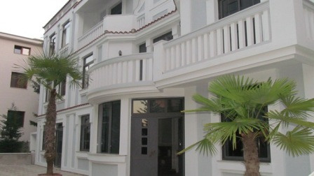 The villa is located 100m near the Crystal Center in Tirana, in a group of villas on the hill and 12