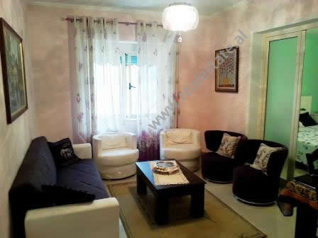 Apartment for rent in Mihal Duri Street in Tirana.
It is situated on the 2-nd floor in an old build