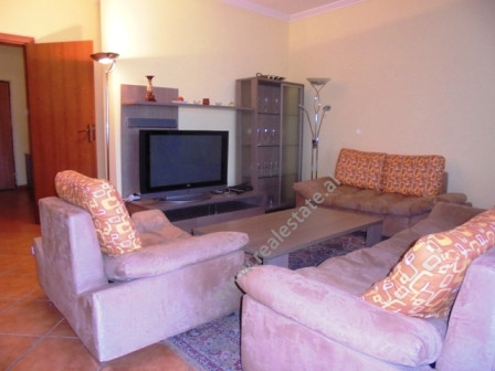 Modern apartment for rent in Bllok area in Tirana. With a space of 200 m2 situated in the 8th floor 