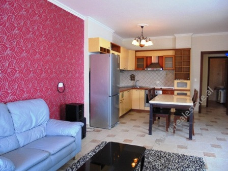 Two bedroom apartment for rent in Gjergj Fishta boulevard in Tirana.
Positioned on the 10th floor o