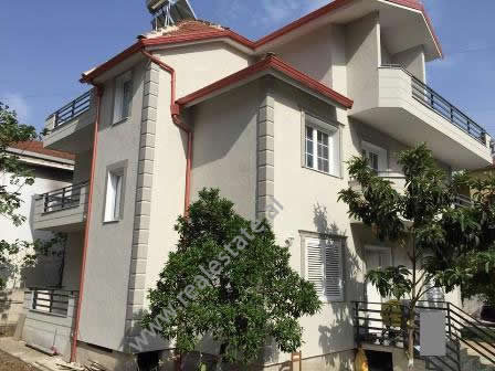 Modern villa for sale near Eshref Frasheri Street in Tirana.
It is located in a quiet neighborhood,