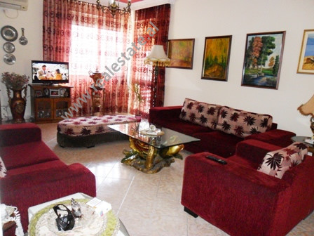 Apartment for rent at the beginning of Dritan Hoxha Street in Tirana.
It is situated on the 8-th fl