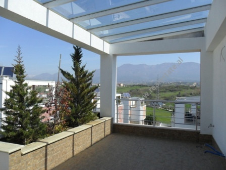 Modern villa for rent at the beginning of Dervish Shaba Street in Tirana.
It is located in a new co