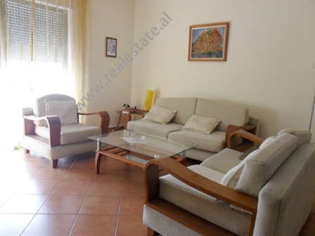 Apartment for rent in Perlat Rexhepi Street in Tirana.

It is situated on the 5-th floor in a new 