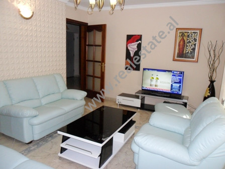 Apartment for rent in Grigor Heba Street in Tirana.
It is situated on the 5-th floor in an old buil