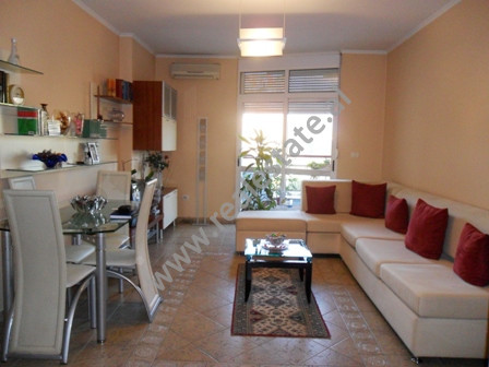 Apartment for rent in Gjergj Fishta Boulevard in Tirana.
It is situated on the 4-th floor in a new 