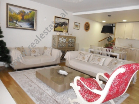 Modern Duplex apartment for rent in Kodra e Diellit Residence in Tirana.

It is situated on the 3-