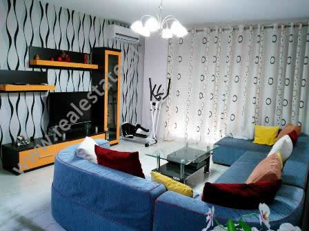 Modern apartment for rent in Egnatia Street in Tirana.
It is situated on the 5-th floor in a new bu