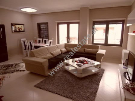 Two bedroom apartment for rent in Rilindja Square in Tirana.
The apartment is situated on the 6th f