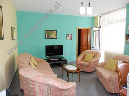 Apartment for rent near 4 Deshmoret Street in Selvia area in Tirana.
It is situated on the 9-th flo