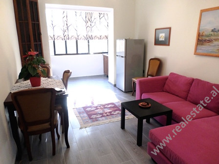 One bedroom apartment for rent close to Rinia Park in Tirana.
It is situated on the 3-rd floor of a