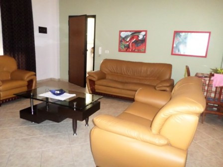 Apartment for rent close to the center of Tirana.
The apartment is situated on the 3rd floor in a n