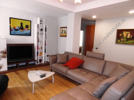Apartment for rent in Bllok area in Tirana.

The apartment is situated on the fifth floor of a new