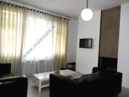 Apartment for rent in Bllok area in Tirana.
The apartment is situated on the seventh floor of a new