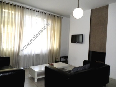 Apartment for rent in Bllok area in Tirana.
The apartment is situated on the seventh floor of a new