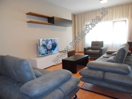 Two bedroom apartment for rent in Liman Kaba Street in Tirana.
It is situated on the 8-th floor of 