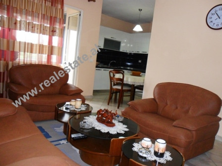 Two bedroom apartment for rent in Frosina Plaku Street in Tirana.
The apartment is situated on the 