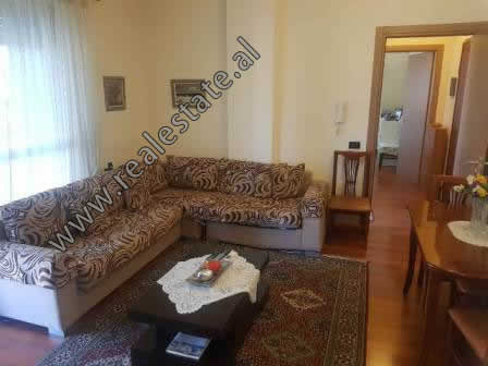 One bedroom apartment for rent in Avni Rustemi square, in Pazari i Ri area in Tirana.
It is located