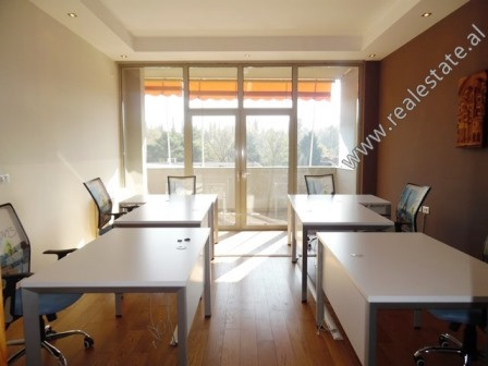 Office for rent close to Blloku area in Tirana.

It is located on the 4th floor of a new building 