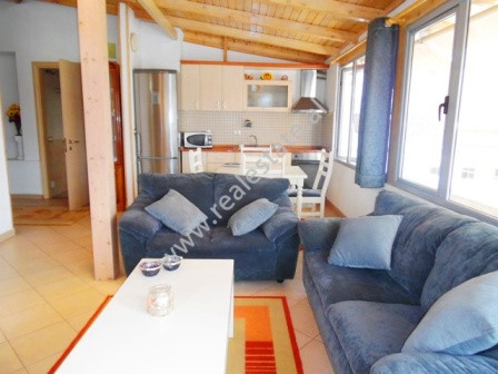 Attic apartment for rent in Zef Jubani street in Tirana.
The apartment is situated on the 12th fl Attic apartment for rent in Zef Jubani street in Tirana.
The apartment is situated on the 12th fl