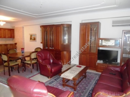 Two bedroom apartment for rent in Blloku area in Tirana.
The apartment is situated on the 2nd floor