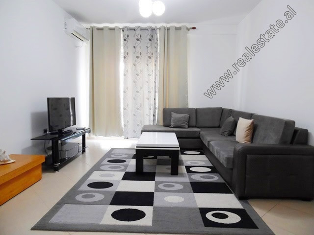Two bedroom apartment for rent close to Asim Vokshi Street in Tirana.

It is located on the 5th fl