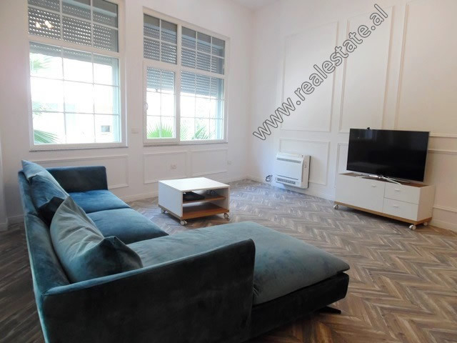 Modern one bedroom apartment for rent in Peti Street in Tirana.

It is located on the 1st floor of