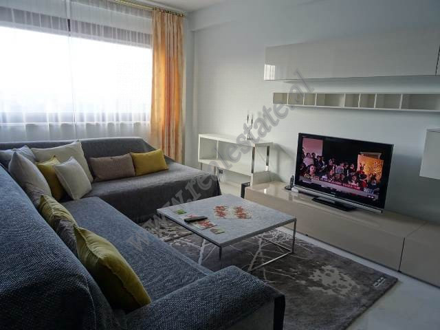 Three bedroom apartment for rent in Abdi Toptani Street, very close from Tirana city centre.
It is 