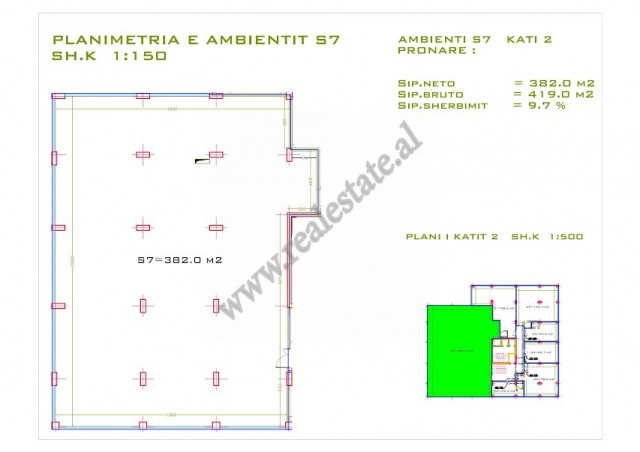 Office space for sale in Zhan Dark boulevard in Tirana, Albania.
It is situated on the second floor