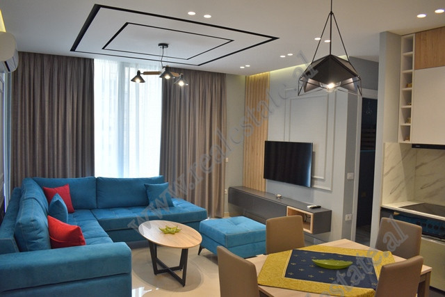 Two bedroom apartment for rent in Don Bosko area in Tirana, Albania.
It is situated on the fifth fl