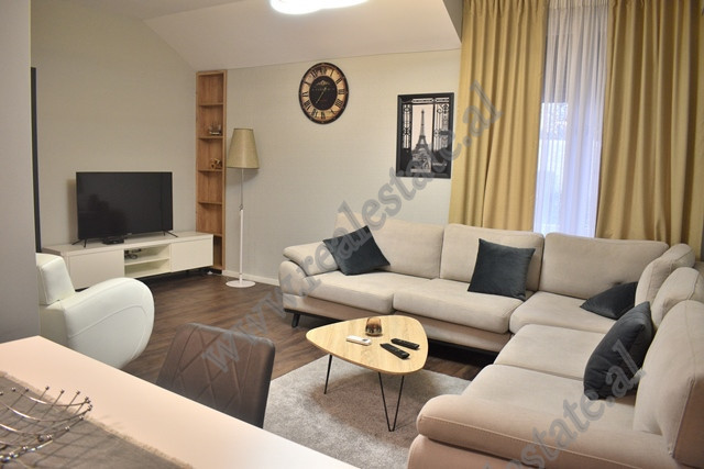 Modern apartment for rent in Besa street in Tirana.
The apartment is situated on the first floor of