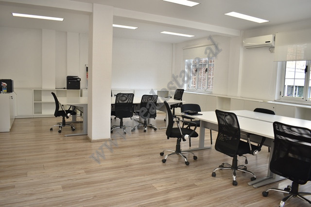 Office for rent in Mustafa Matohiti Street in Tirana.
It is situated on the second floor of a new b