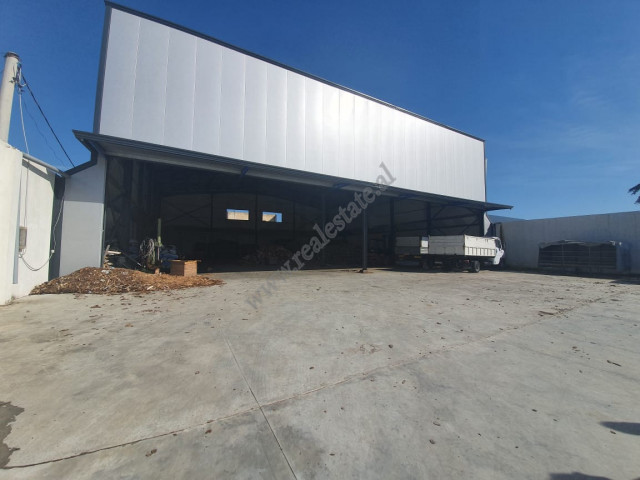 Warehouse for sale on the side of Durres-Tirana Highway.

Positioned in a very favorable place for