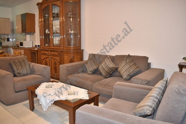 Two-bedroom apartment for rent in Haxhi Kika street in Tirana.
It is placed on the 3rd floor of a n