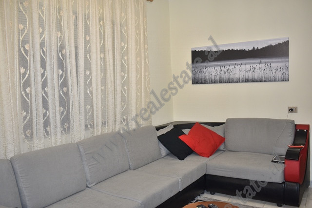 Two bedroom apartment for rent in Mihal Duri Street in Tirana.
It is positioned on the second floor