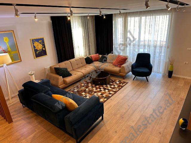 Modern duplex apartment for rent in Kodra e Diellit residence, in Tirana, Albania.

It is located 