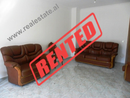 Apartment for rent in Tirana.
The apartment is situated on the 2nd floor of a new building, at the 