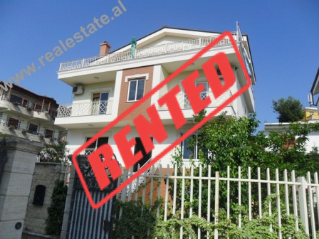 Three Storey villa for rent in Tirana.
The villa offers 132 m2 of living space in each floor.
It i